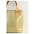 Louis Vuitton Sac à main Reade en cuir doré - vue 2