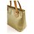 Louis Vuitton Sac à main Reade en cuir doré - vue 3
