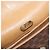 Gucci Borsa a Spalla Micro GG Supreme PVC Marrone Oro Auth ki6524 D'oro - vista 16