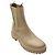 Beige Leder Ankle Boots mit Profilsohle Gianvito Rossi
