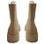 Beige Leder Ankle Boots mit Profilsohle Gianvito Rossi - Ansicht 5