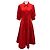 Jonathan Simkhai Vestido Midi Pintuck Jazz Vermelho Simkhai