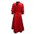 Jonathan Simkhai Vestido Midi Pintuck Jazz Vermelho Simkhai - vista 3