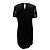 Chloé Abito corto a maniche corte in pizzo e twill nero Chloe - vista 3
