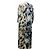 Marc by Marc Jacobs Vestido maxi de seda impresa azul pizarra / gris - vista 3