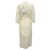 Vestido midi de jacquard con volantes Eolla de espalda abierta Iro marfil Beige - vista 3