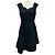 Vestido de cóctel de brocado floral acolchado negro de Simone Rocha