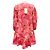 Vestido Mini Estampado Floral Leiko Camelia Rosa Ulla Johnson - vista 3