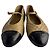 Timeless Chanel Ballerinas aus Kalbsleder mit gestepptem Cap-Toe in Bicolor Mehrfarben - Ansicht 2