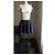 Mini gonna "Petra-Heavy" Joseph 36 Satin di Seta Blu Notte Blu scuro - vista 4