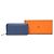 Hermès Azap Lang Wallet aus blauem Epsom-Leder - Ansicht 7