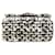 Mini borsa a mano Chanel Coco Mark Nero Bianco - vista 3