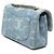 Borsa a Spalla Chanel Matelassé Coco Mark Blu D'oro - vista 2