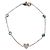 Bracciale a forma di cuore Gucci con pietre colorate