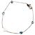 Bracciale a forma di cuore Gucci con pietre colorate - vista 2