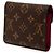 Cartera Tri-fold Victorine Monogram de Louis Vuitton Castaño Fucsia - vista 2