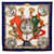 Foulard Napoleone in seta multicolore Hermès