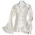 Max Mara Graue Seidenblazerjacke Silber - Ansicht 4