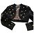 Lolita Lempicka Samtjacke Schwarz mit Medaillen