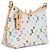 Borsa a spalla Louis Vuitton Takashi Murakami Bianco Multicolore - vista 5