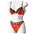 Costume da bagno due pezzi vintage Christian Dior Rosso Multicolore