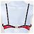 Costume da bagno due pezzi vintage Christian Dior Rosso Multicolore - vista 4