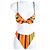 Costume da bagno 2 pezzi Christian Dior Vintage Multicolore Arancione
