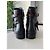 Botas de tornozelo de couro preto e marrom com fivela Prada - vista 3
