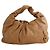 Bottega Veneta The Shoulder Pouch aus camel Leder Kamel