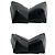 Timeless Borsa 2 in 1 in pelle Chanel Coco Mark Nero - vista 8