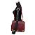 Timeless Borsa tote in pelle caviar Triple Coco di Chanel Marrone Bordò - vista 2
