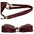 Timeless Borsa tote in pelle caviar Triple Coco di Chanel Marrone Bordò - vista 5