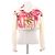 Dior Jeansjacke mit bunten Mustern Weiß