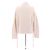 The row Cremefarbener Pullover mit rotem Detail aus Kaschmir Beige - Ansicht 2