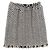 Timeless Saia de lã e nylon Chanel Marrom Branco Azul Azul marinho