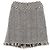Timeless Saia de lã e nylon Chanel Marrom Branco Azul Azul marinho - vista 2