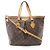 Borsa 2 in 1 Monogram Palermo PM di Louis Vuitton Marrone