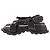 Sandali Jil Sander in pelle neri taglia 40 Nero - vista 3