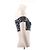 Autre Marque Badeanzug mit Blumenmuster Marineblau - Ansicht 4