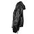 Phoebe Philo Chaqueta con capucha de cuero negro - vista 4
