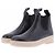 Loro Piana Stivaletti neri e beige Nero