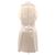 Christopher Kane Vestido creme de lã e seda Bege - vista 2