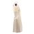Christopher Kane Vestido creme de lã e seda Bege - vista 3