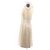 Christopher Kane Vestido creme de lã e seda Bege - vista 4