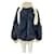 Iro Giacca in shearling bianca e nera Nero - vista 2