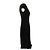 Prada Schwarzes Slim Fit Kleid - Ansicht 3