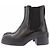 Marni Botines "Chelsea" negros de cuero - vista 3