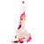 Dior Asymmetrisches langes Kleid mit Blumendetails Pink - Ansicht 4