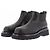 Bottega Veneta Botines "Chelsea Lug" bajos negros de cuero