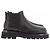 Bottega Veneta Botines "Chelsea Lug" bajos negros de cuero - vista 2